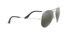 Aviator Large Metal - Silver - Grey Mirror