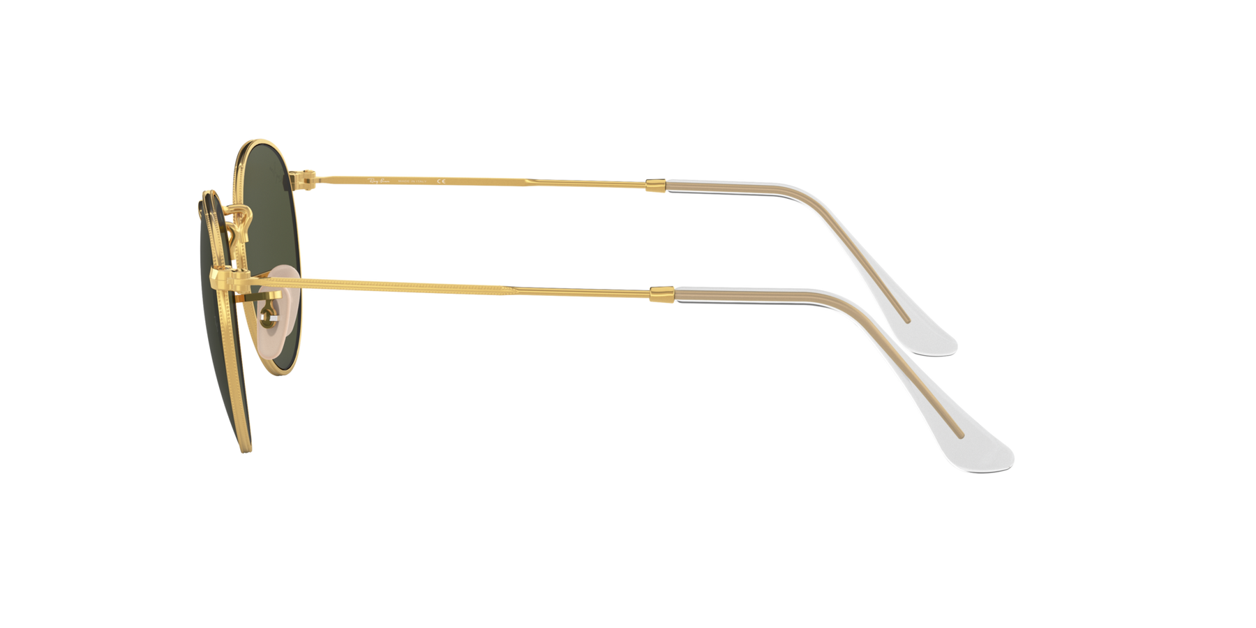 Round Metal Solglasögon