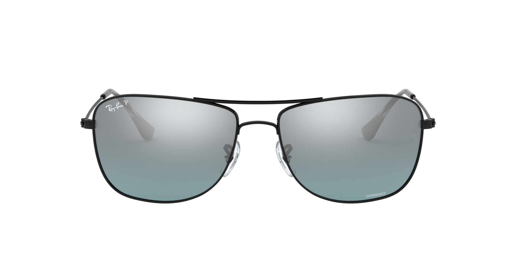 RB3543 - Black - Blue Mirror Silver