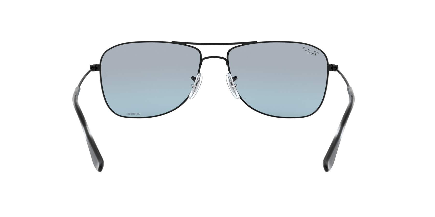 RB3543 - Black - Blue Mirror Silver