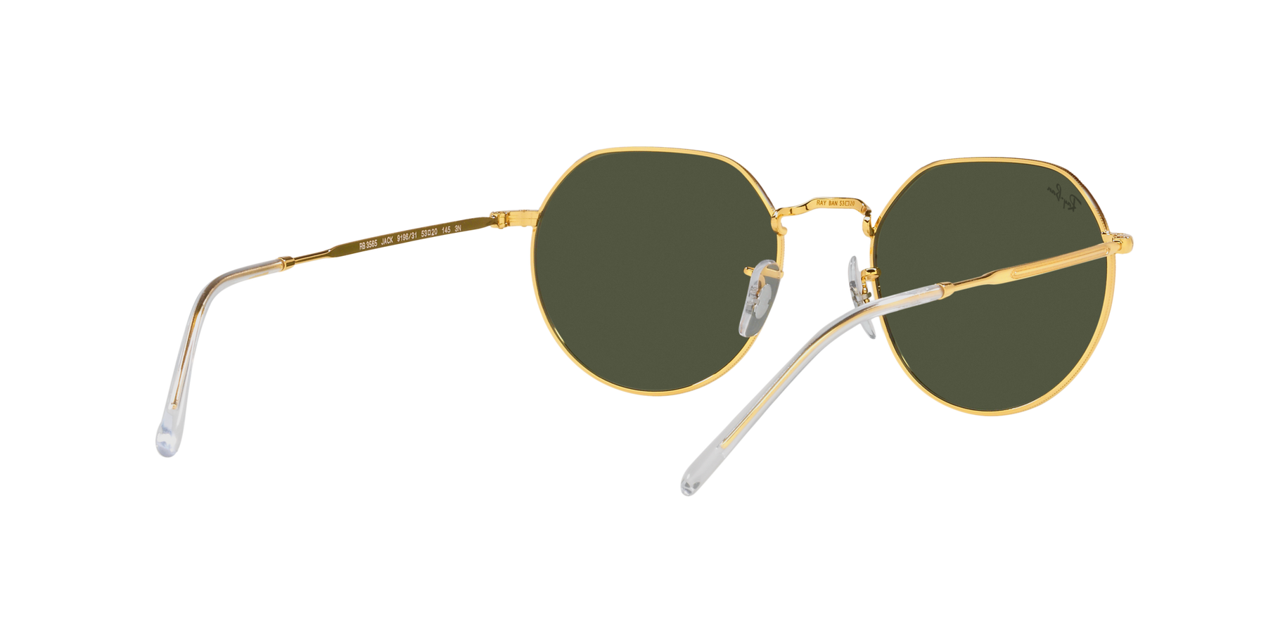Ray-Ban Jack - Legend Gold - Grön