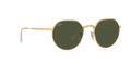Ray-Ban Jack - Legend Gold - Grön
