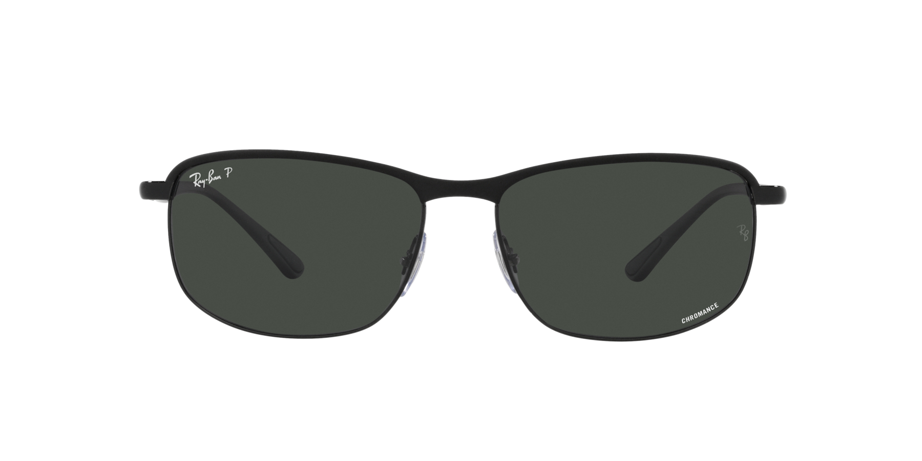 RB3671CH Chromance - Black On Black - Polar Dark Grey