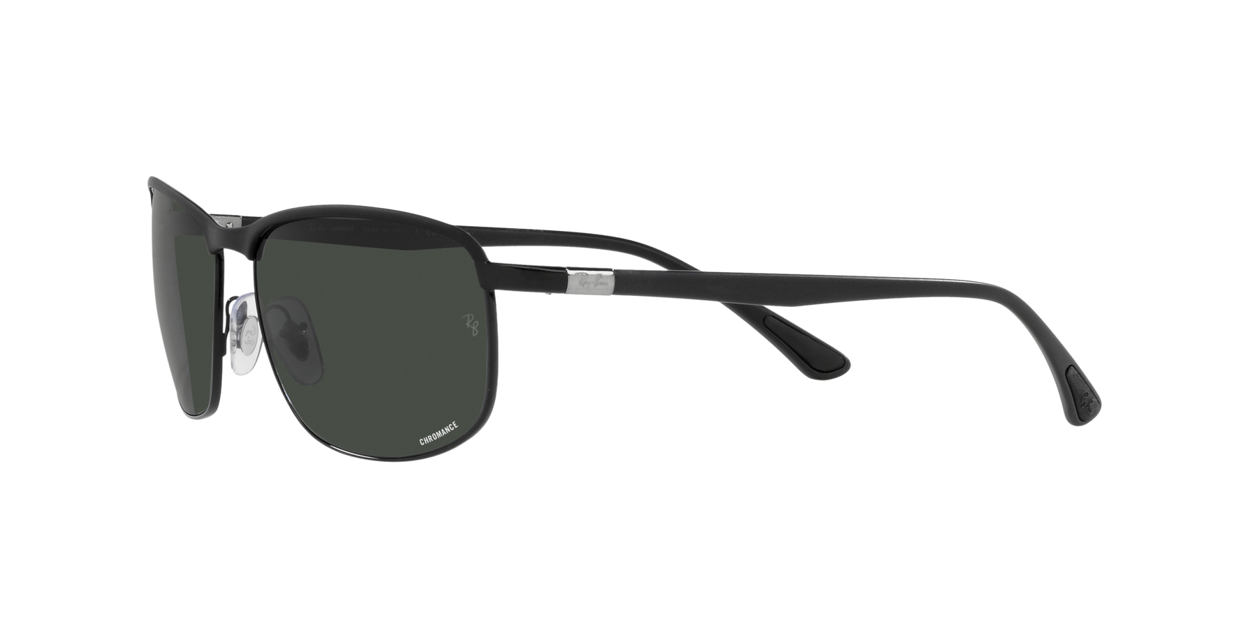 RB3671CH Chromance - Black On Black - Polar Dark Grey