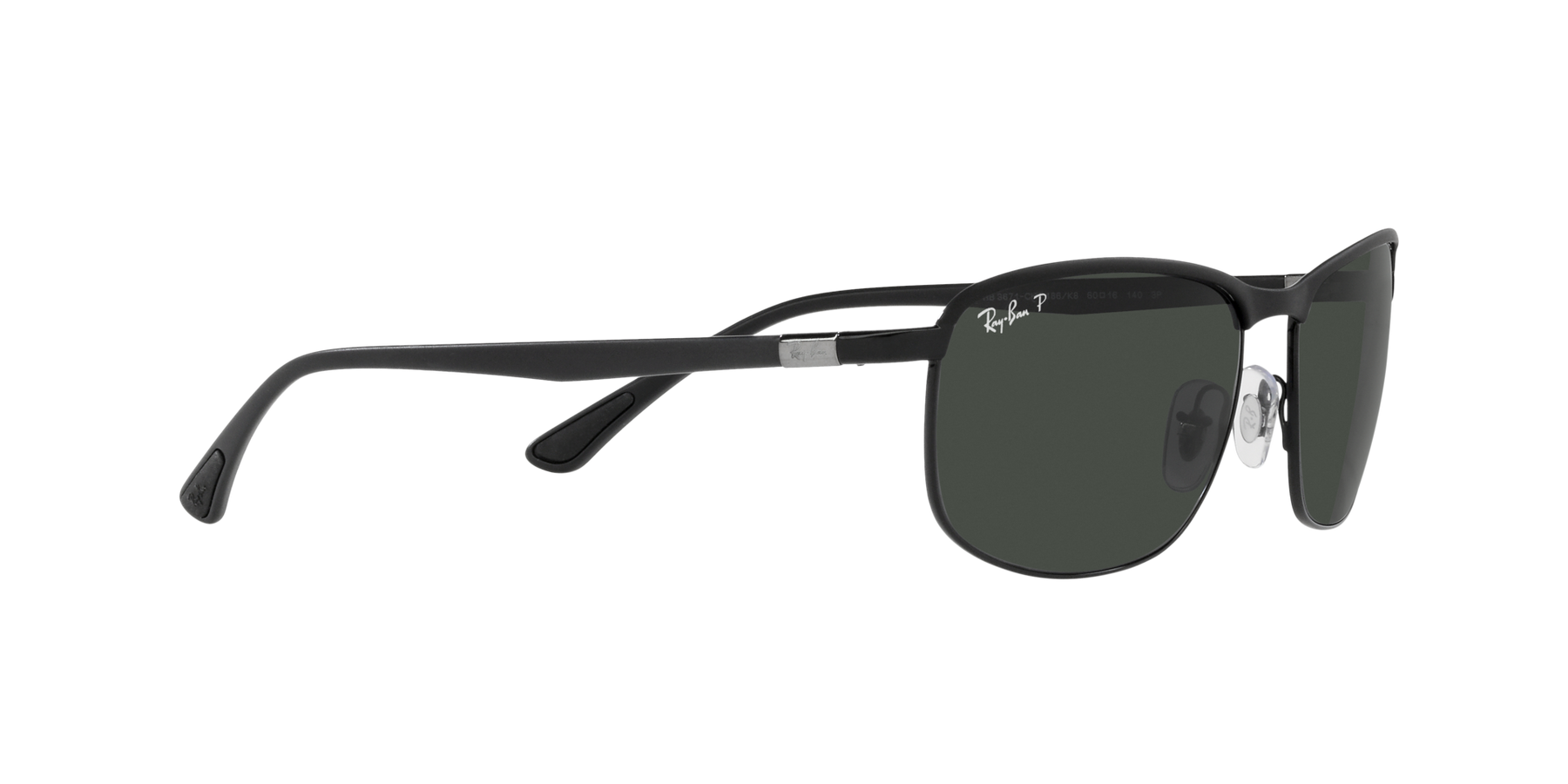RB3671CH Chromance - Black On Black - Polar Dark Grey