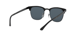 Clubmaster Metal - Matte Black On Black - Blue