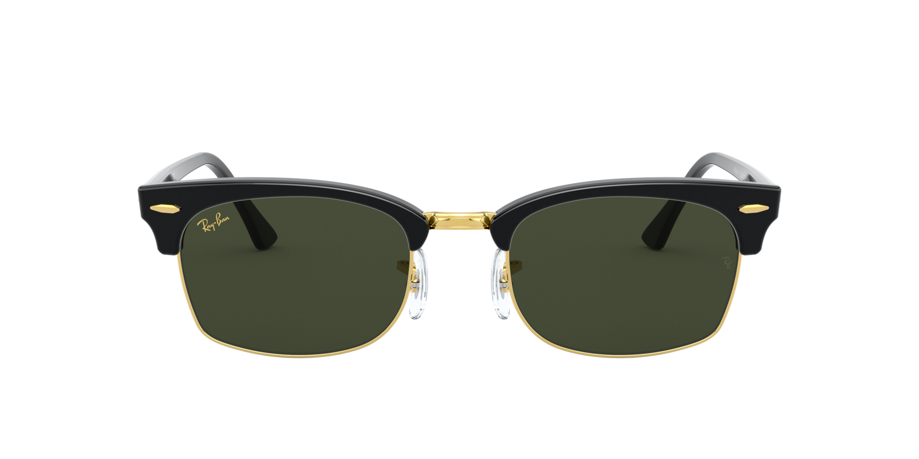Clubmaster Square - Black - G-15 Green