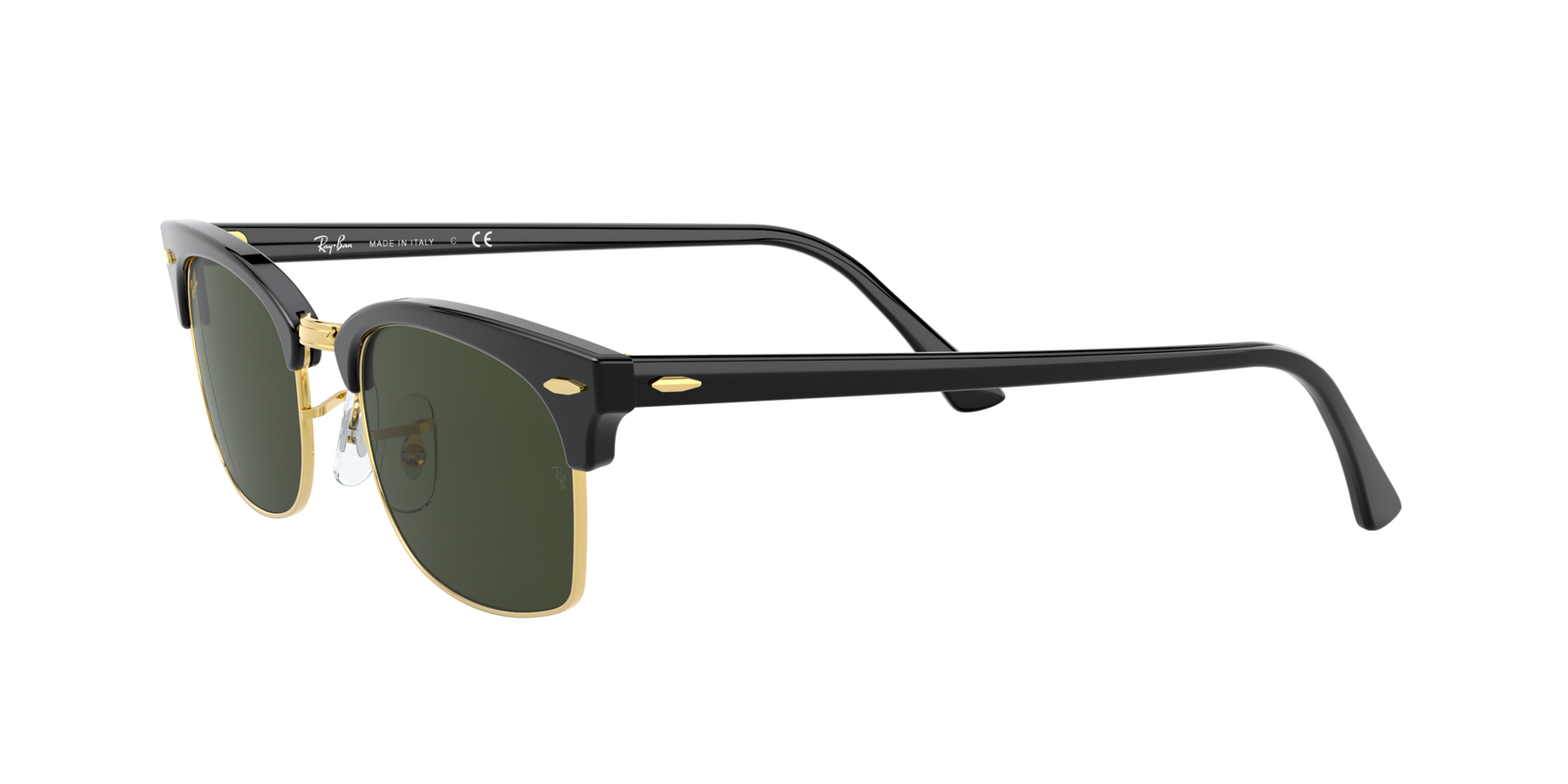 Clubmaster Square - Black - G-15 Green