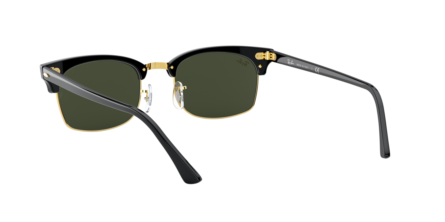 Clubmaster Square - Black - G-15 Green