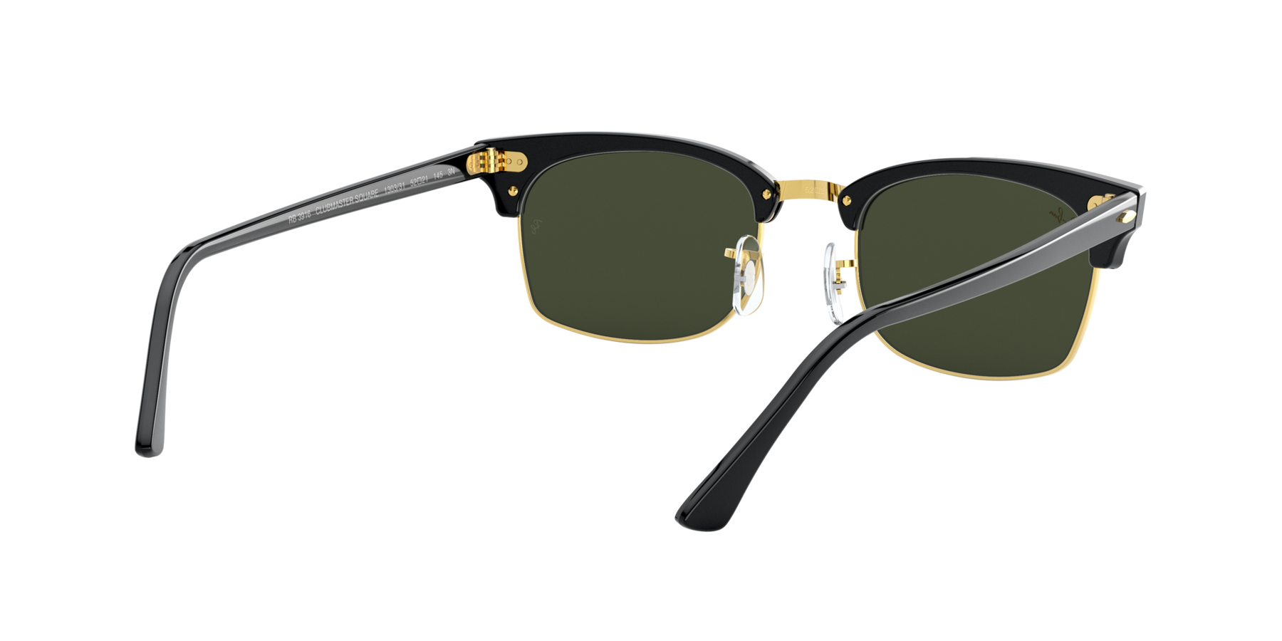 Clubmaster Square - Black - G-15 Green
