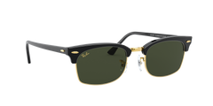 Clubmaster Square - Black - G-15 Green