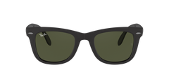 Folding Wayfarer - Matte Black - G-15 Green
