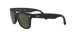 Folding Wayfarer - Matte Black - G-15 Green