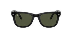 Folding Wayfarer - Black - G-15 Green