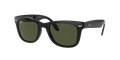 Ray-Ban Folding Wayfarer - Svart / G-15 Green