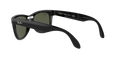 Ray-Ban Folding Wayfarer - Svart / G-15 Green