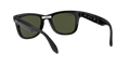 Ray-Ban Folding Wayfarer - Svart / G-15 Green