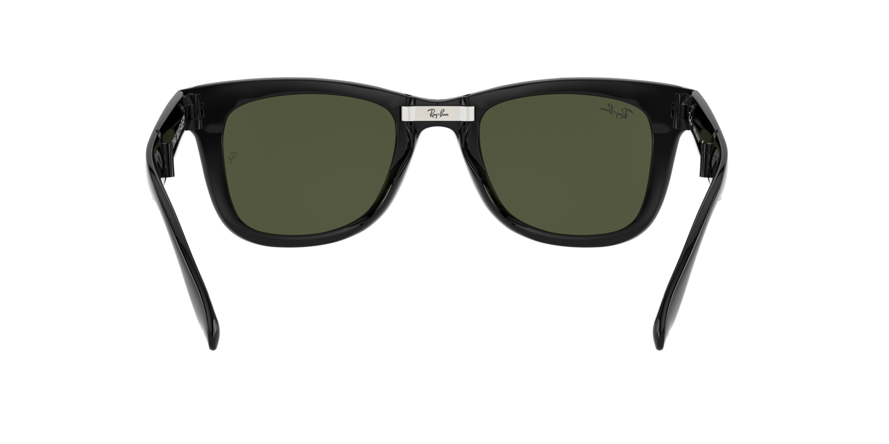 Ray-Ban Folding Wayfarer - Svart / G-15 Green