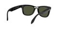 Ray-Ban Folding Wayfarer - Svart / G-15 Green