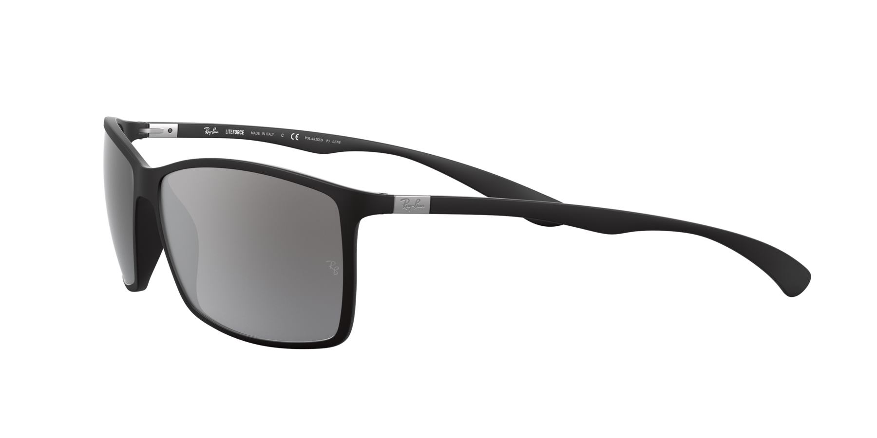 Liteforce - Matte Black - Grey Mirror Gradient Silver