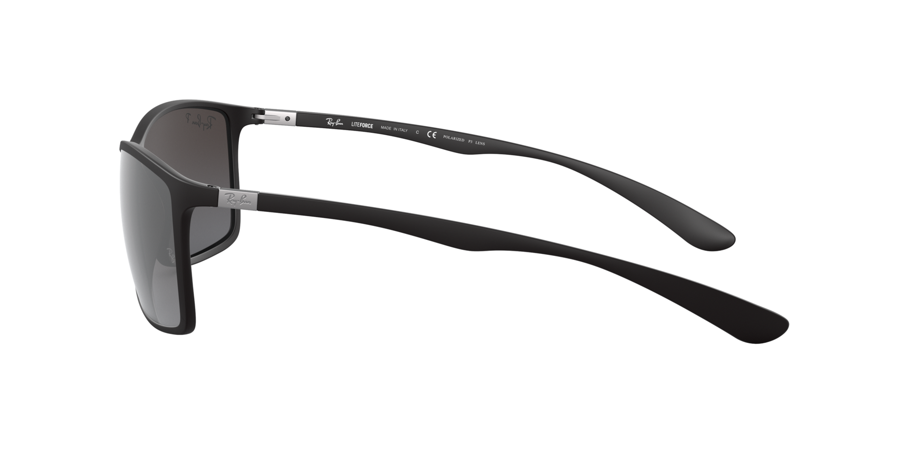 Liteforce - Matte Black - Grey Mirror Gradient Silver