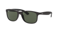 Andy - Matte Black On Black - Dark Green
