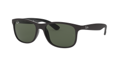 Andy - Matte Black On Black - Dark Green