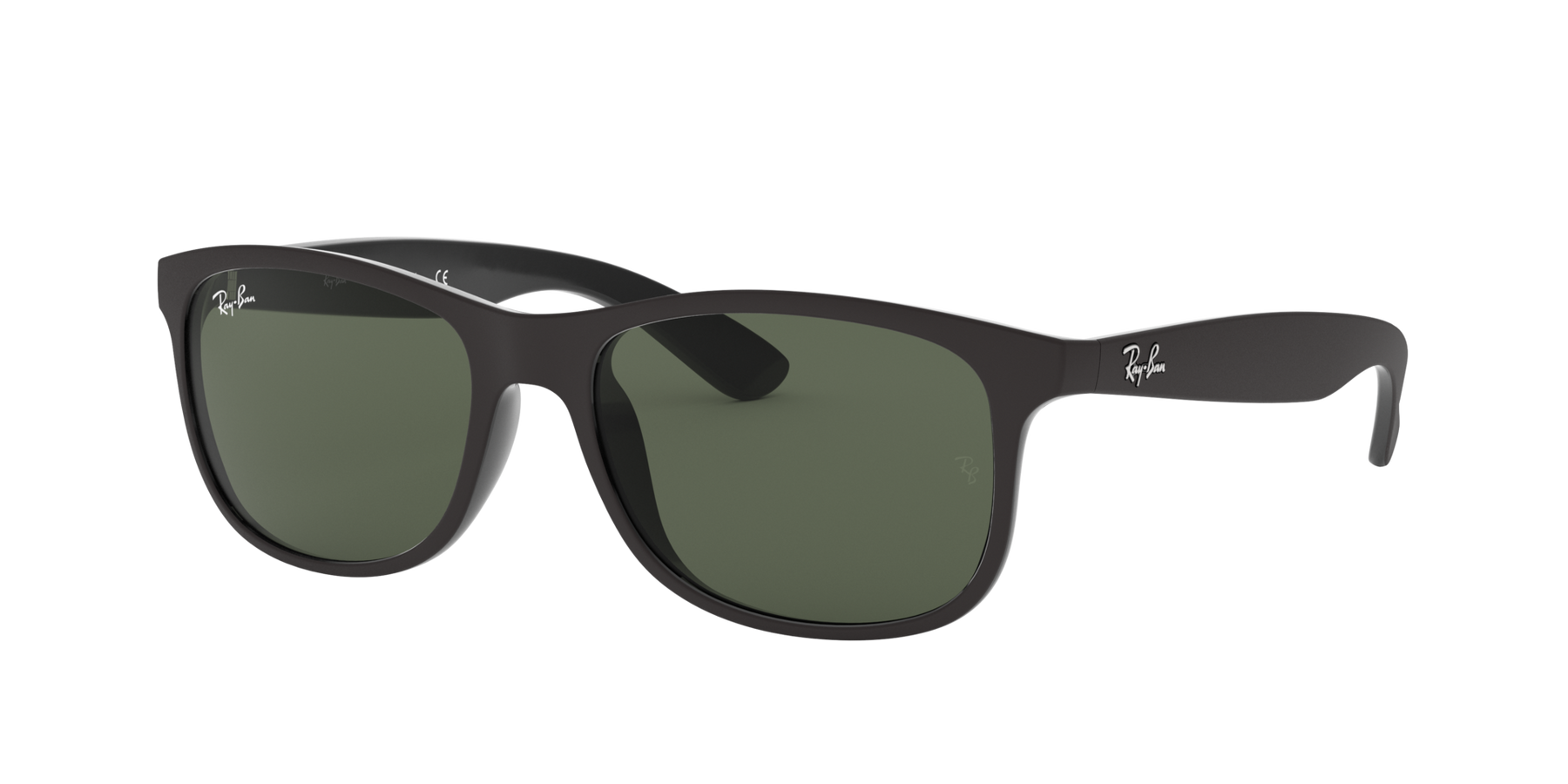 Andy - Matte Black On Black - Dark Green