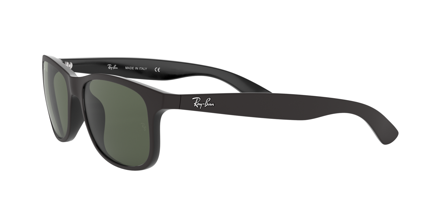 Andy - Matte Black On Black - Dark Green