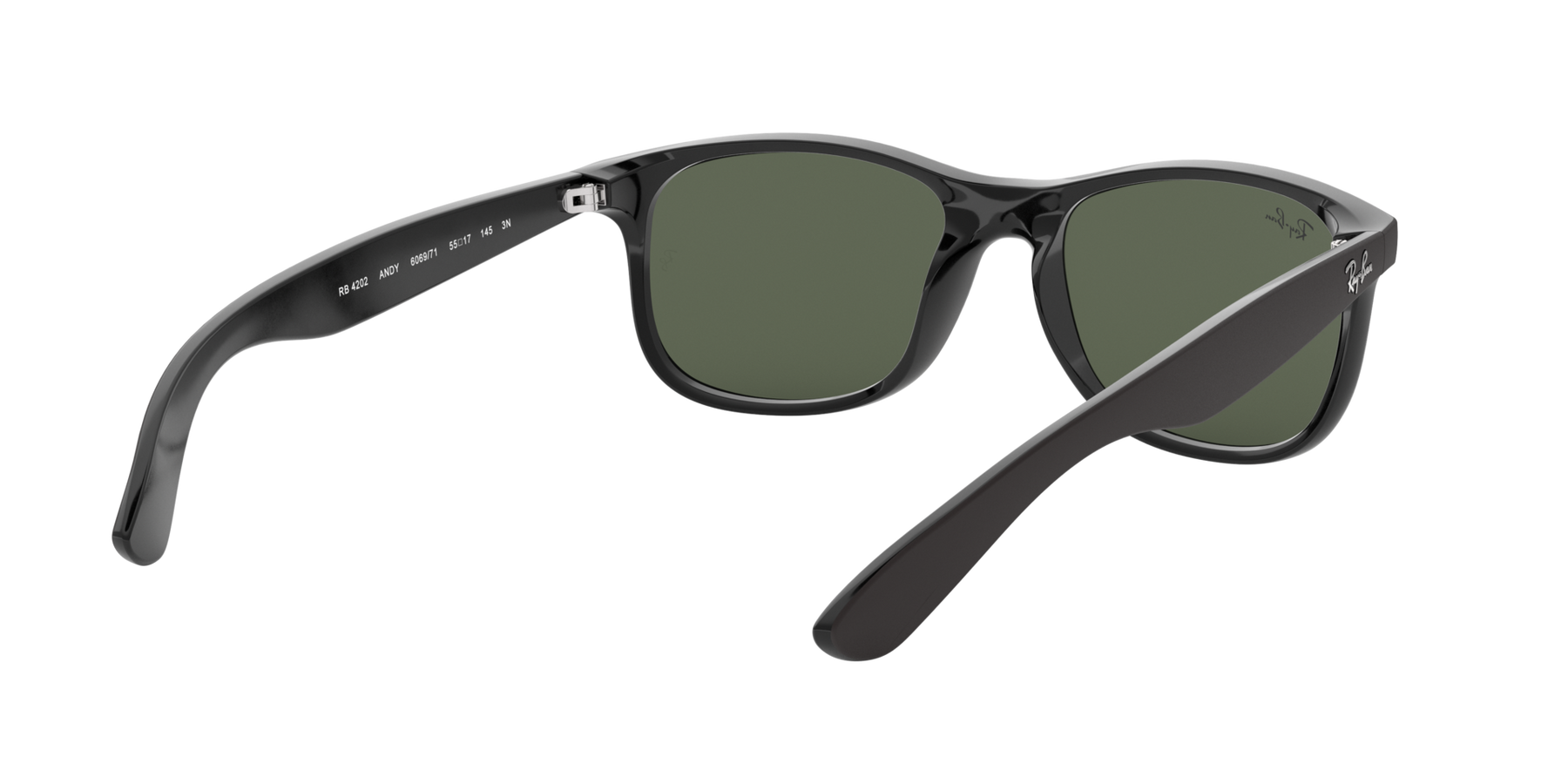 Andy - Matte Black On Black - Dark Green
