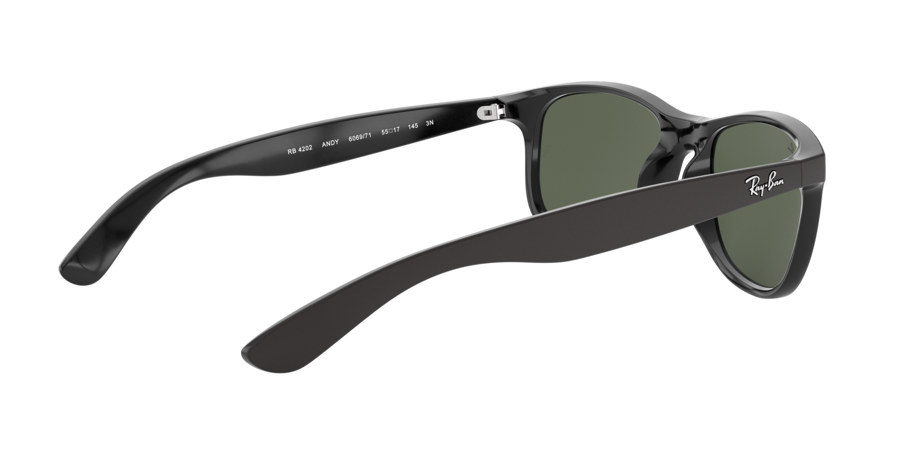 Andy - Matte Black On Black - Dark Green