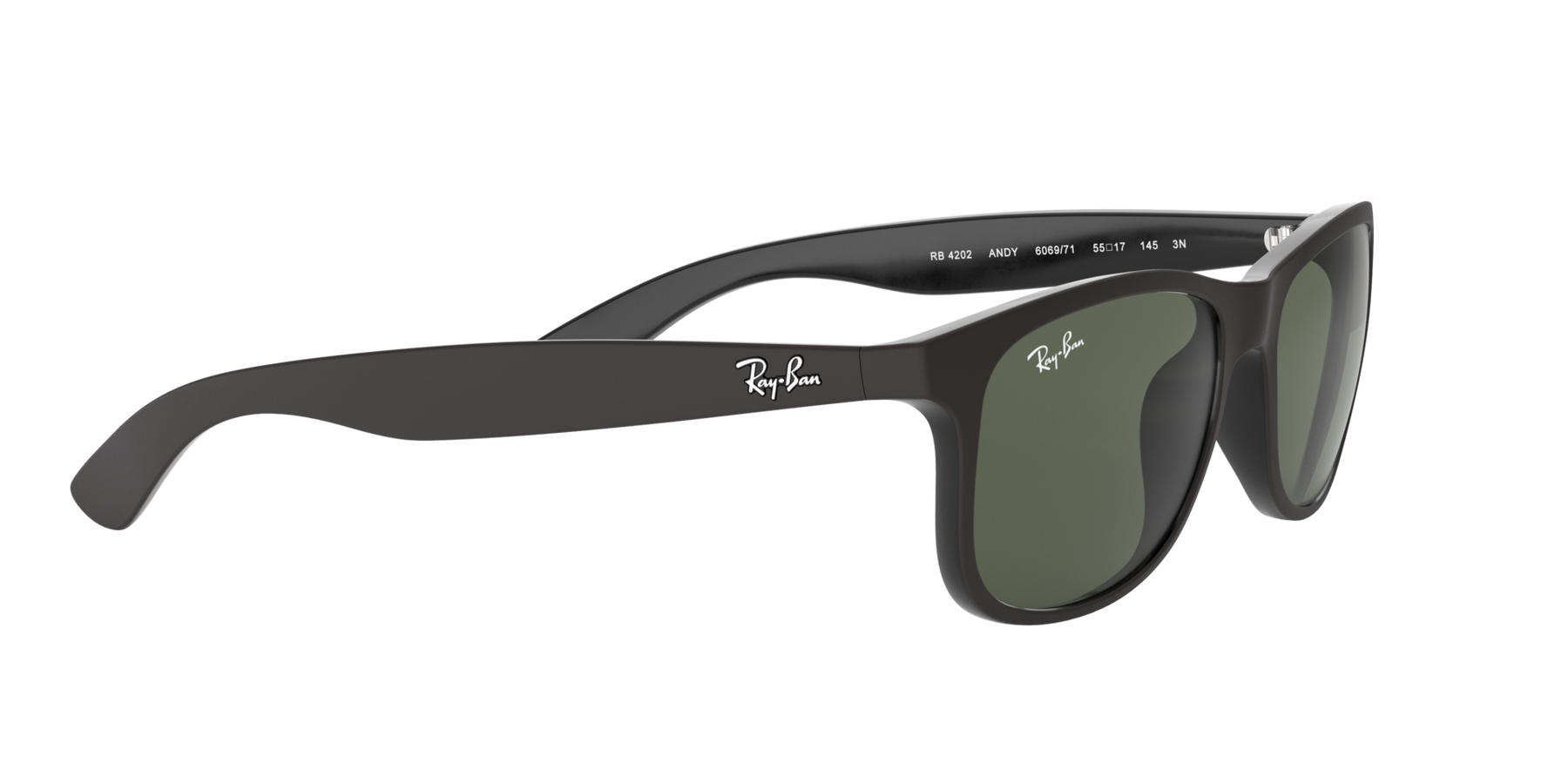 Andy - Matte Black On Black - Dark Green