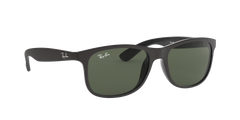 Andy - Matte Black On Black - Dark Green