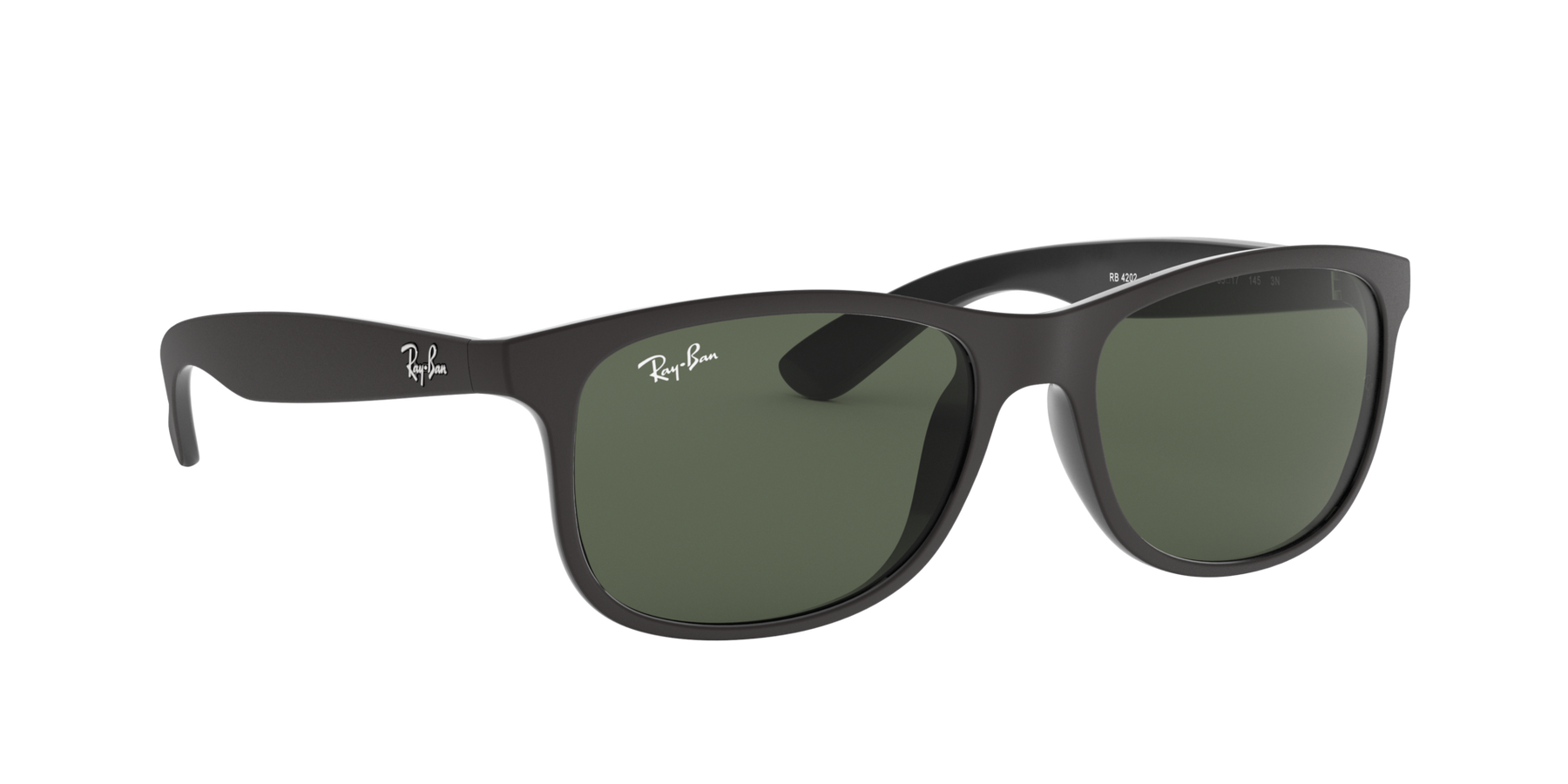 Andy - Matte Black On Black - Dark Green