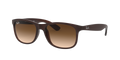 Ray-Ban Andy Solglasögon - Matte Brown On Brown