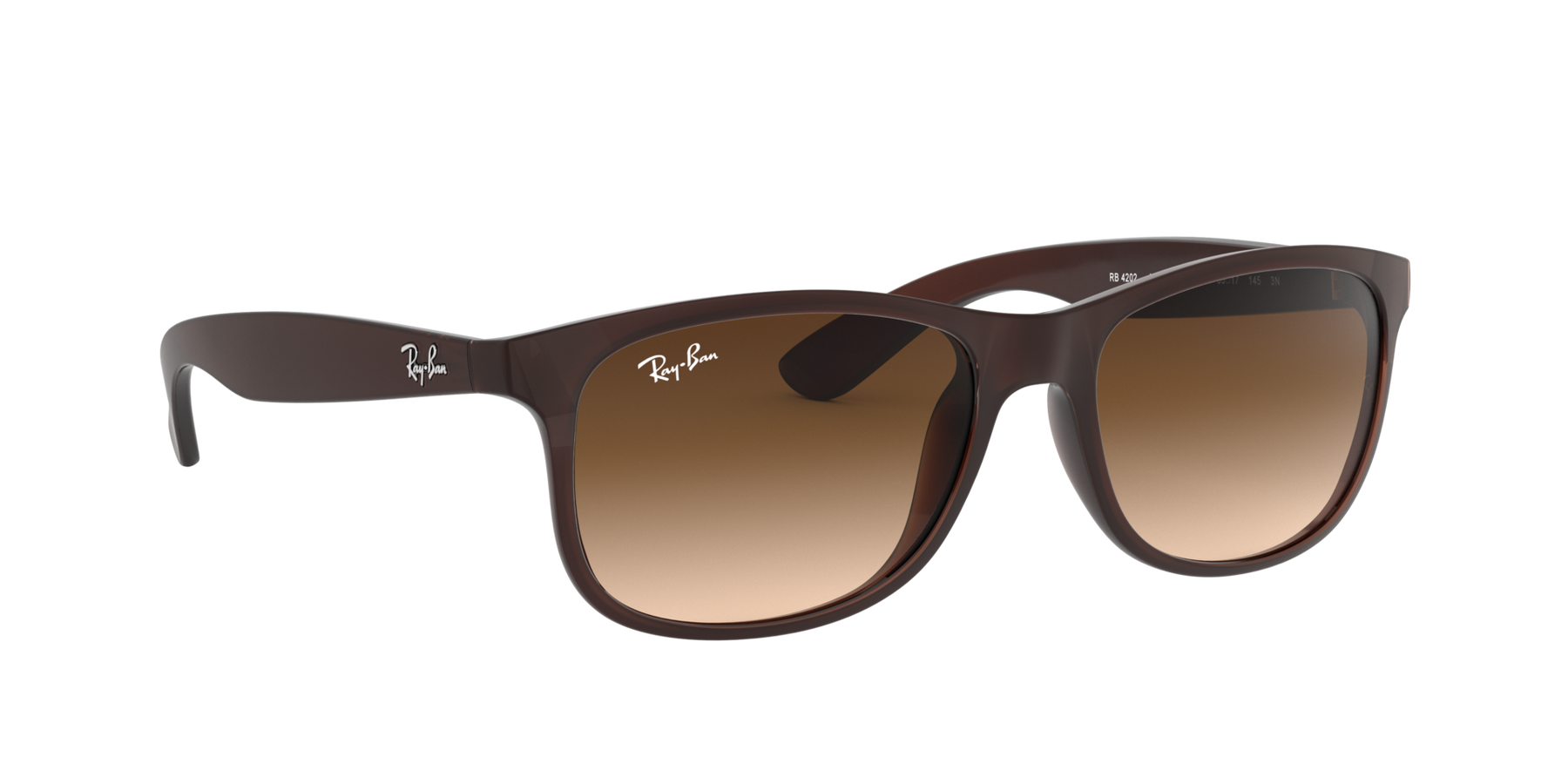Ray-Ban Andy Solglasögon - Matte Brown On Brown