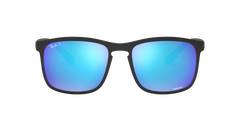 RB4264 - Matte Black - Green Mirror Blue