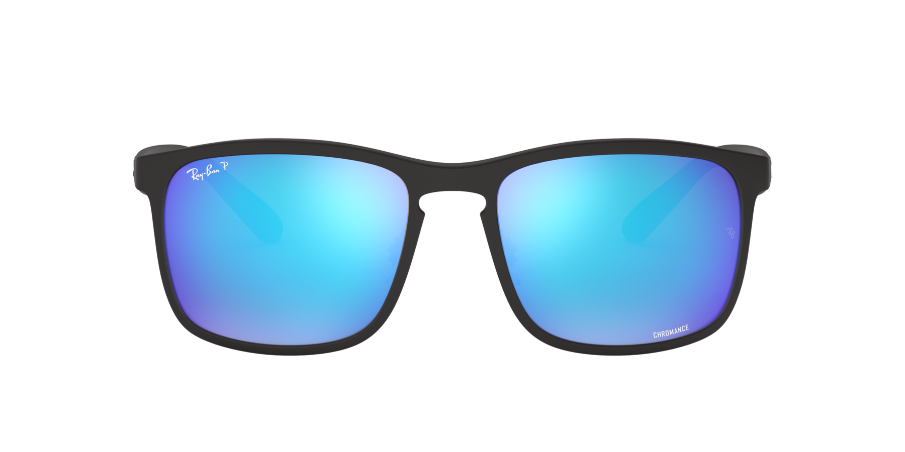 RB4264 - Matte Black - Green Mirror Blue