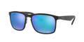 RB4264 - Matte Black - Green Mirror Blue