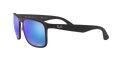 RB4264 - Matte Black - Green Mirror Blue
