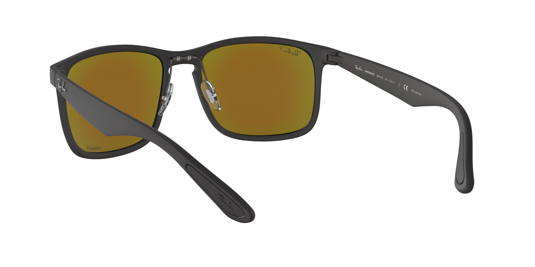 RB4264 - Matte Black - Green Mirror Blue