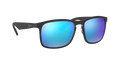 RB4264 - Matte Black - Green Mirror Blue