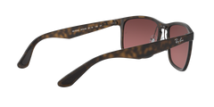 RB4264 - Matte Havana - Purple Mirror Gold Gradient