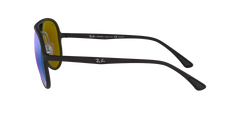 RB4320CH - Matte Black - Green Mirror Blue