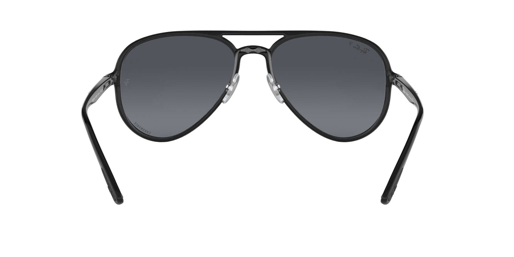 RB4320CH - Svart - Blue Mirror Gold Gradient