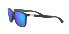 RB4330CH - Matte Black - Green Mirror Blue