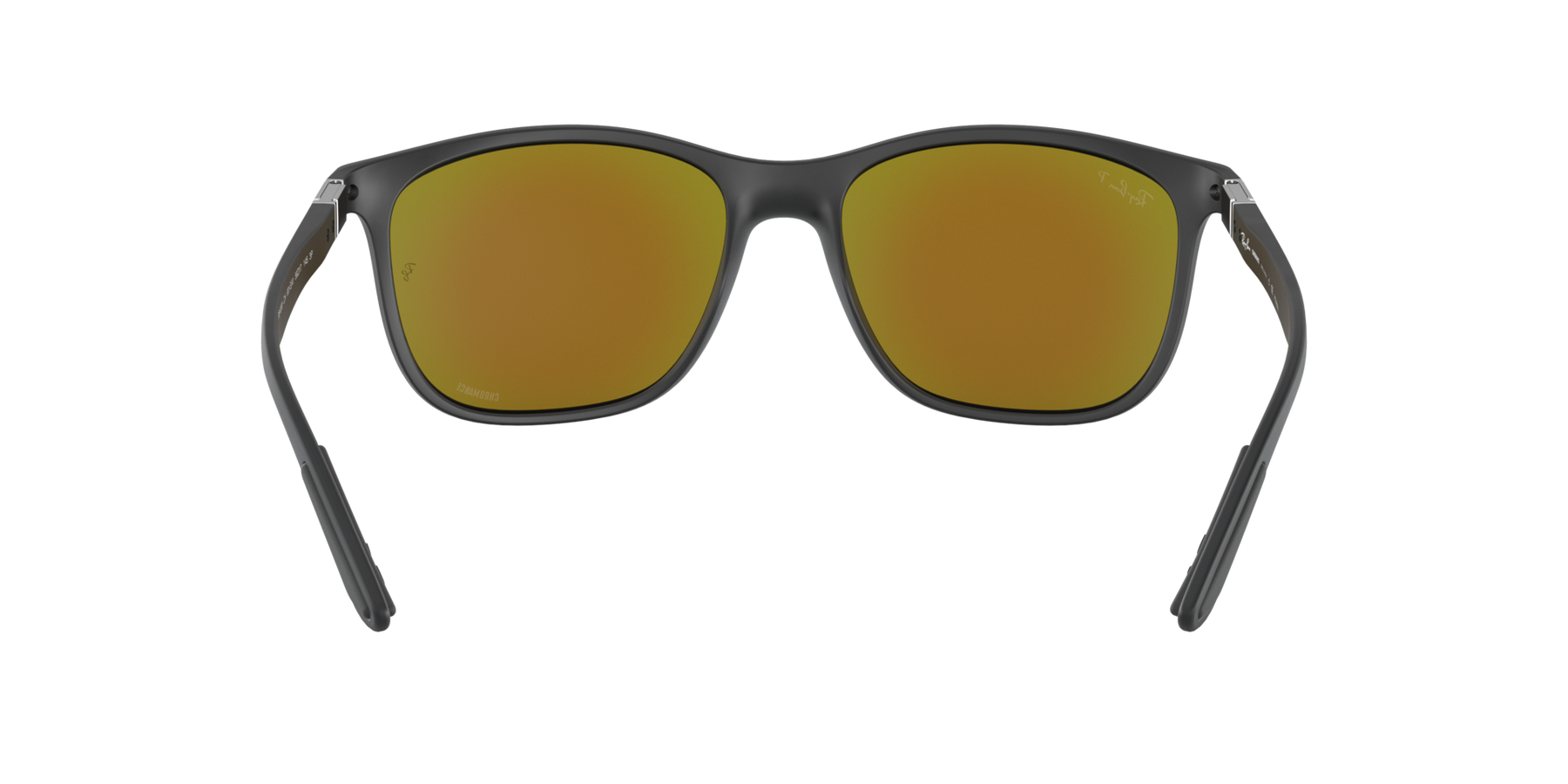 RB4330CH - Matte Black - Green Mirror Blue