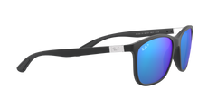 RB4330CH - Matte Black - Green Mirror Blue
