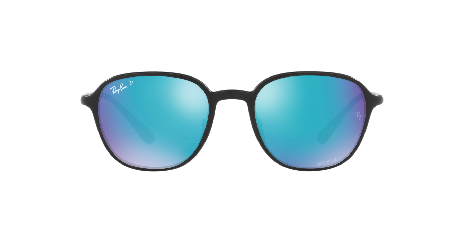 RB4341CH - Sanding Black - Green Mirror Blue Polarized