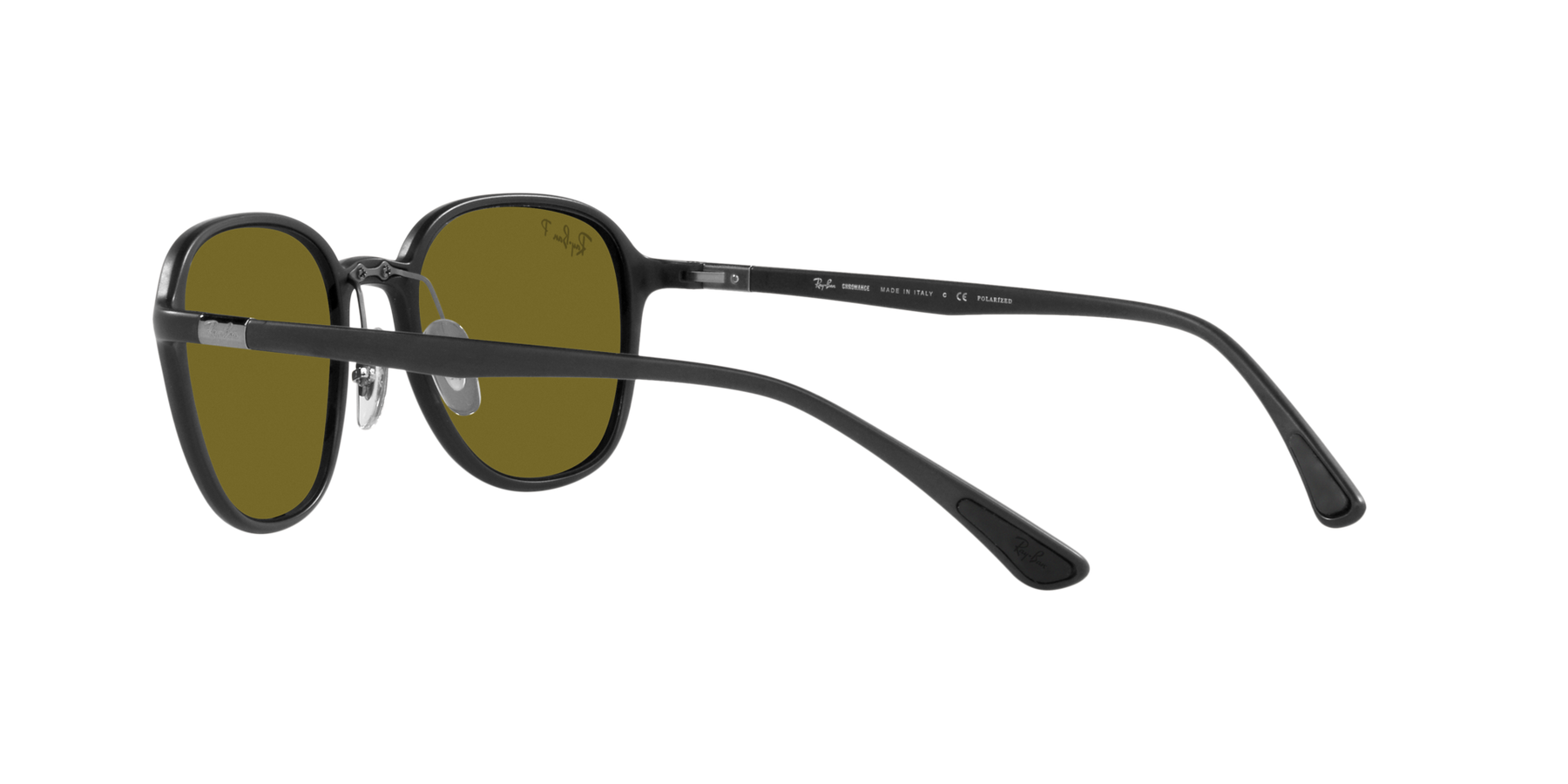 RB4341CH - Sanding Black - Green Mirror Blue Polarized